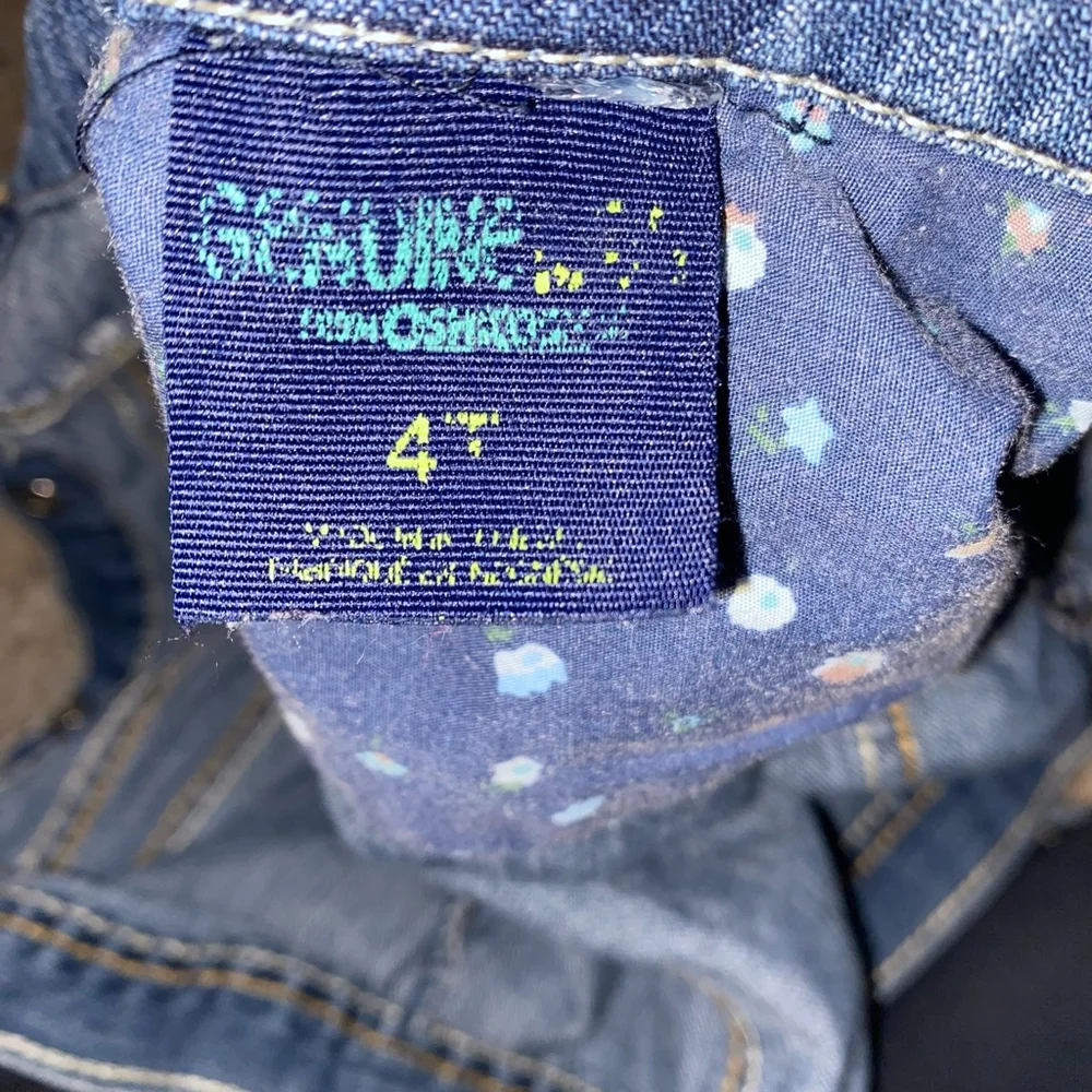 Vintage OshKosh B’Gosh Denim Jean Jacket Size 4T